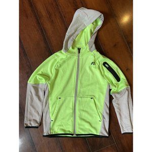 Russell Dri-Power 360 Boys Hooded Jacket - Neon Green (M - 8) New withou…